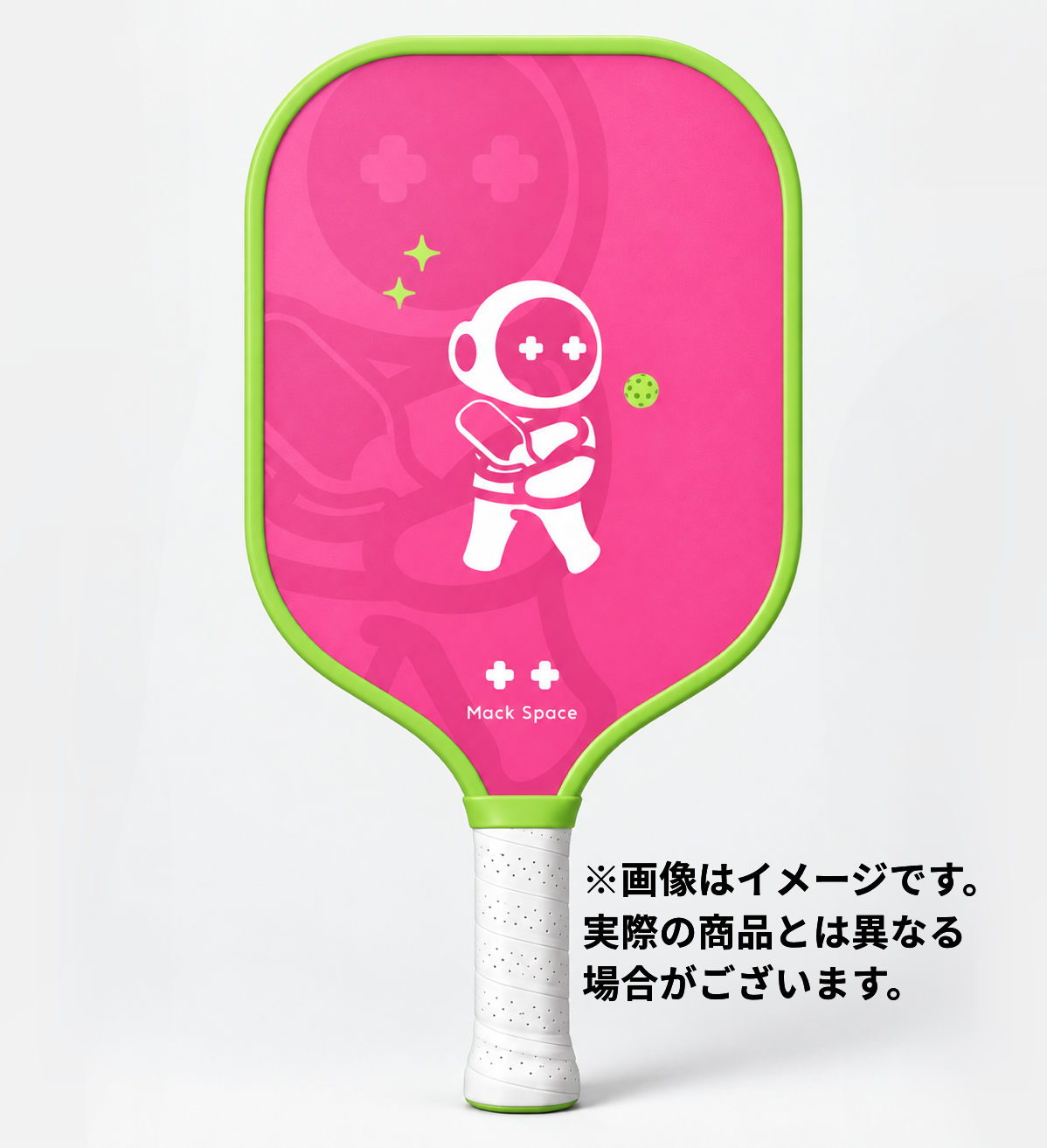 ピックルボールパドル “Mack Space PINK LIME”